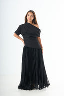 Plisse Skirt - Black