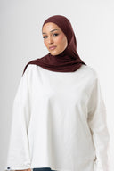 Bamboo Breathable Scarf - Dark Cocoa Brown