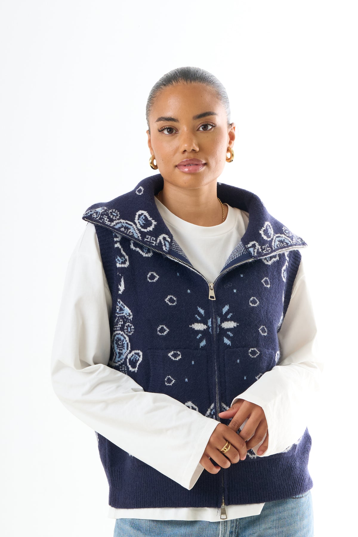 Bandana Gilet - Blue