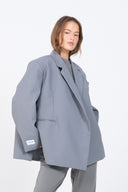 Dad Oversized Blazer - Grey