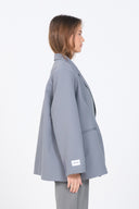 Dad Oversized Blazer - Grey
