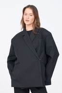 Dad Oversized Blazer - Black
