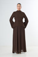 Elegant Two-Piece Set - Brown