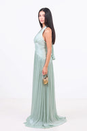 Evening Dress - Sage Green