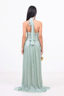 Evening Dress - Sage Green