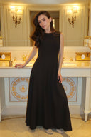 Half Sleeves Dress - Black