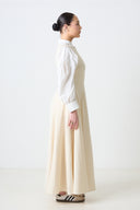 Half Sleeves Dress - Cream