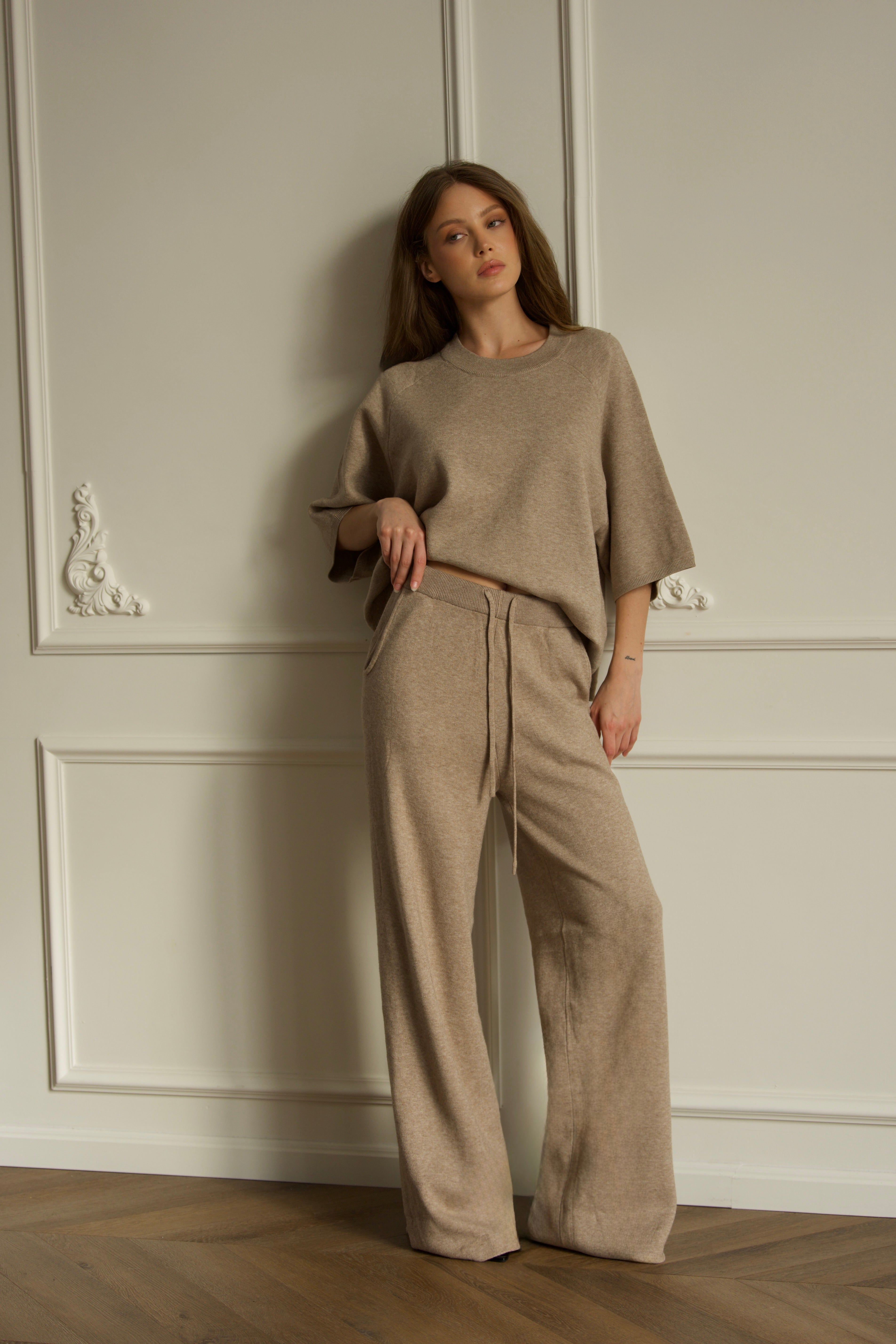 Knitwear Set - Taupe