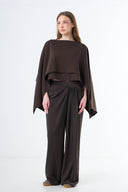 Minimal Cape Blouse
