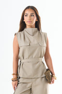 Muse Top - Taupe