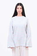 Oversized Long-Sleeved T-shirt - Bubbelgum