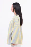 Oversized Long-Sleeved T-shirt - Seaside Sun