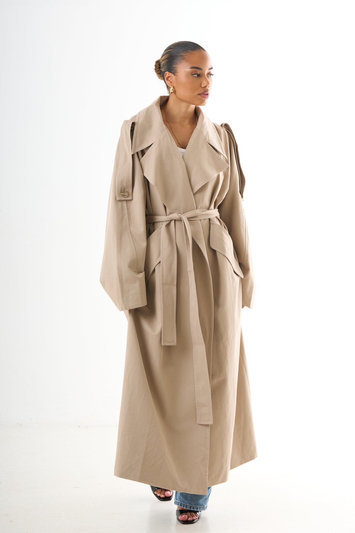 Oversized Trenchcoat - Beige