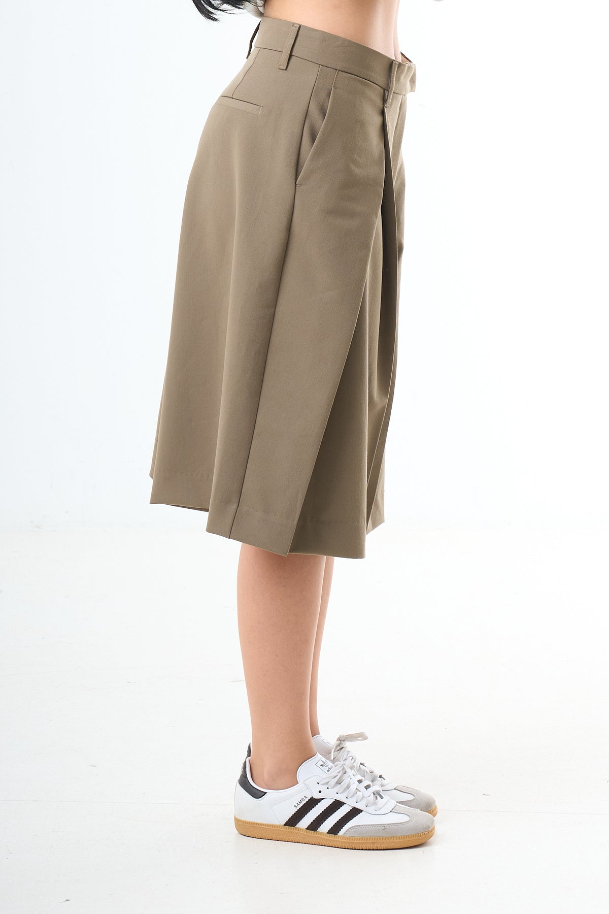 Pantalon Bermuda short - Taupe-3
