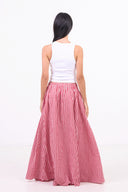 Picnic Check Skirt - Red