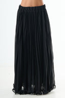 Plisse Skirt - Black