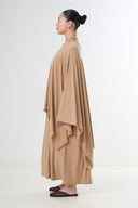 Poncho Premium Jersey Set - Dark beige