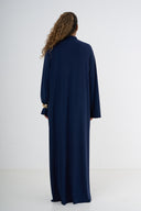 Premium Jersey Abaya - Navy