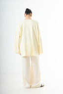 Premium Oversized Long Sleeve - Butter Yellow