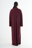 Premium Jersey Abaya - Bordeaux
