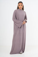 Premium Jersey Abaya - Taupe