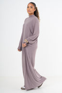 Premium Jersey Abaya - Taupe