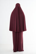 Premium Jersey Khimaar - Bordeaux
