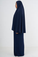 Premium Jersey Khimaar - Navy