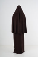 Premium Jersey Khimaar - Brown