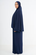 Premium Jersey Khimaar - Navy