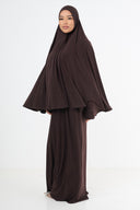 Premium Jersey Khimaar - Brown