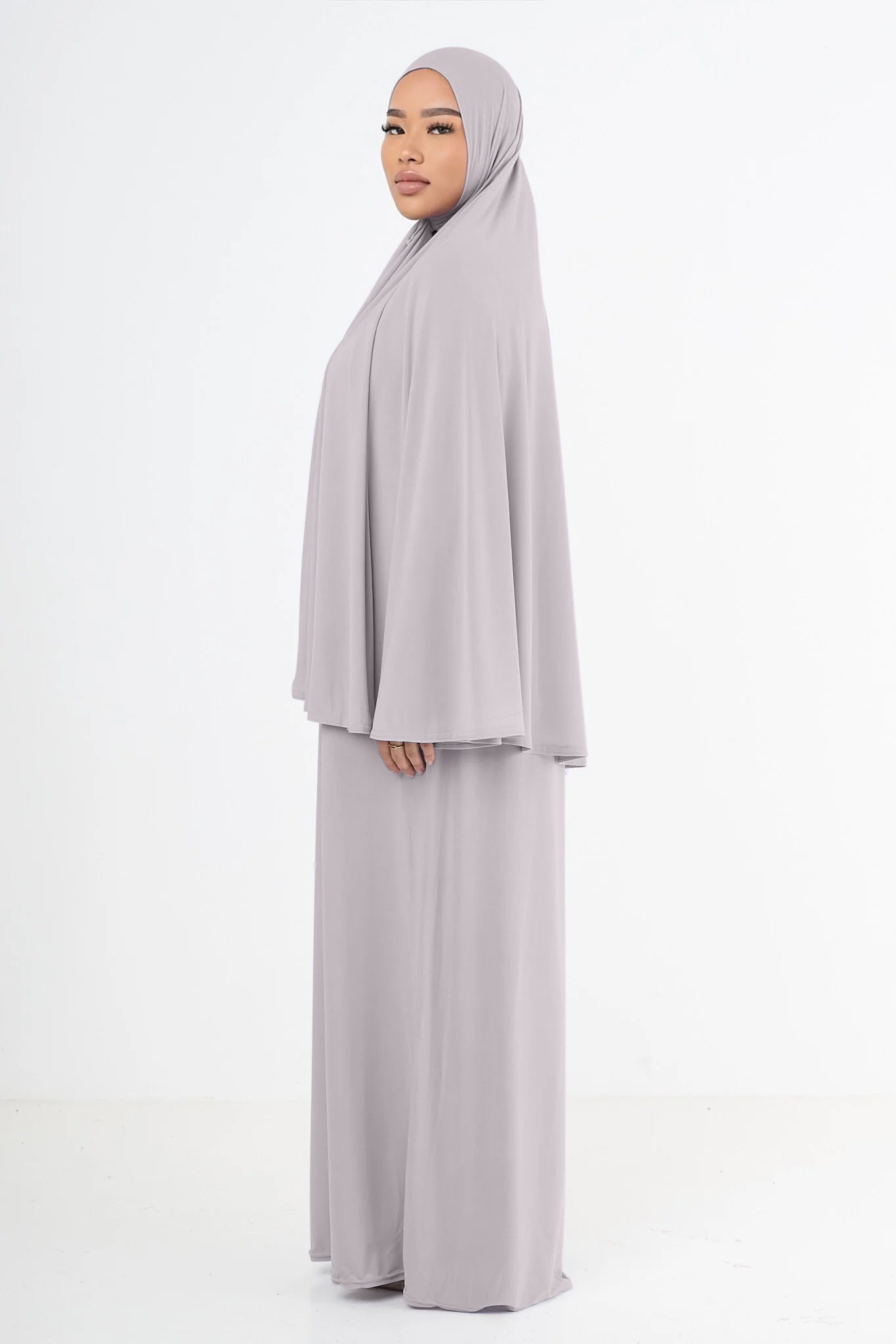 Premium Jersey Khimaar - Stone