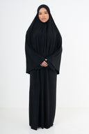 Premium Jersey Khimaar - Black
