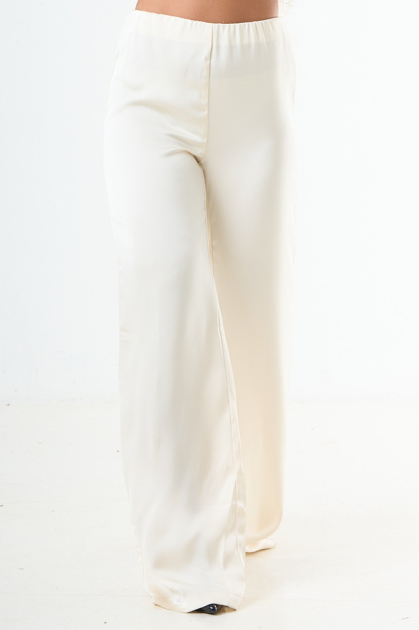 Silky pants - Cream