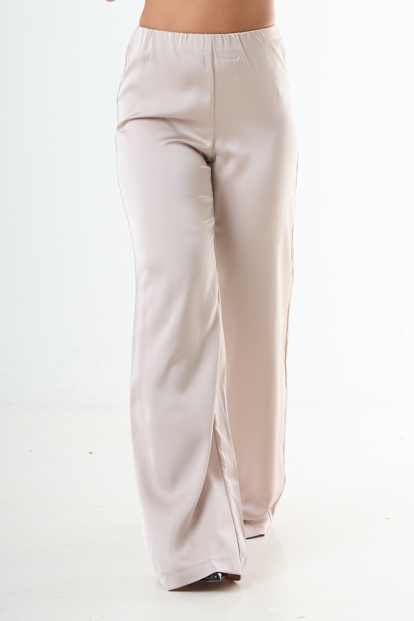 Silky pants - Taupe-3
