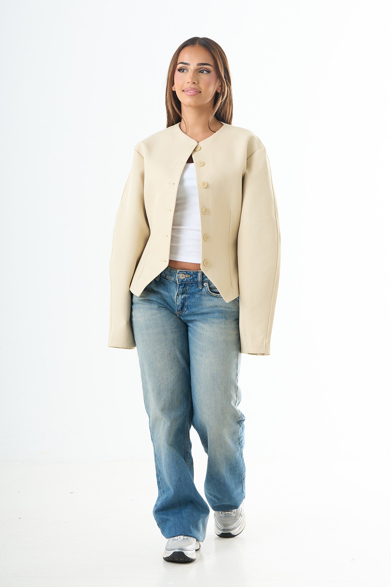 Structured statement blazer - Advocado