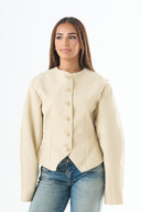 Structured statement blazer - Advocado