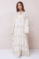 Sultana Gold Abaya - Beige