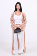 Summer Wave Kimono - Light Pink