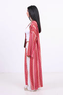 Summer Wave Kimono - Dark Pink