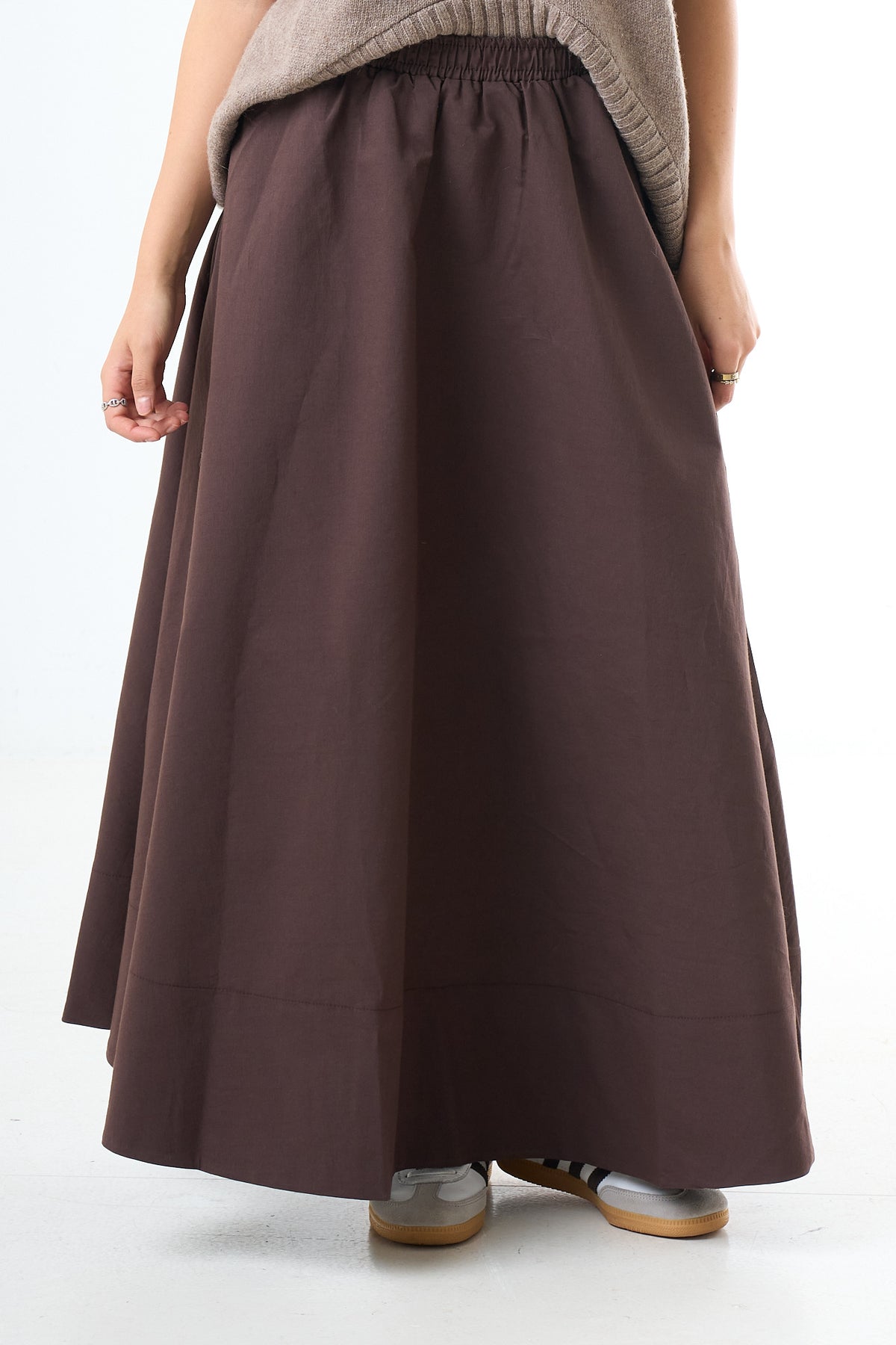 The "everyday' Skirt - Brown-1