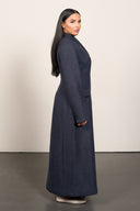 Wool Blend Waist Coat - Grey