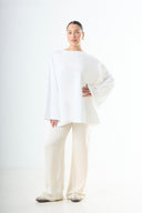 Premium Oversized Long Sleeve - White